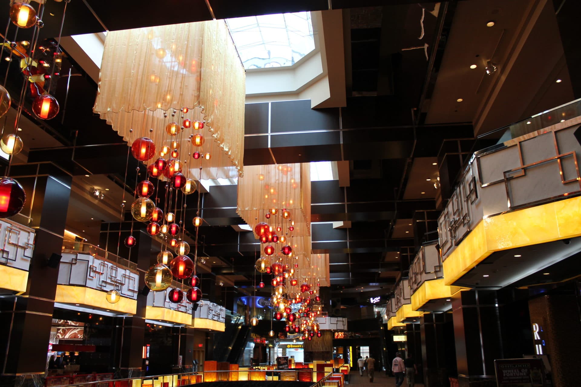 View of Golden Nugget's Atrium from the Check-in Desk.