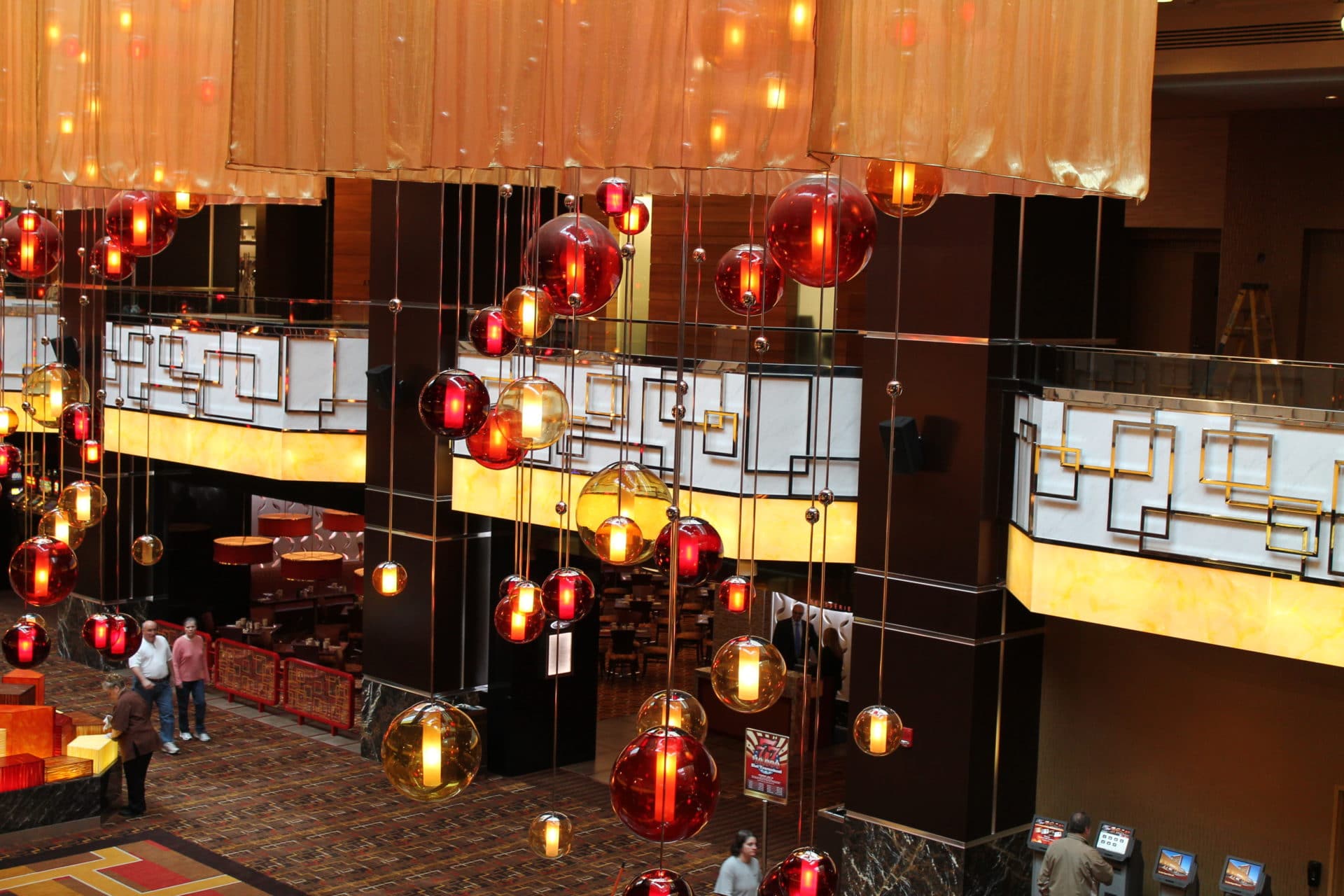 View of the Main Lobby of the Golden Nugget.