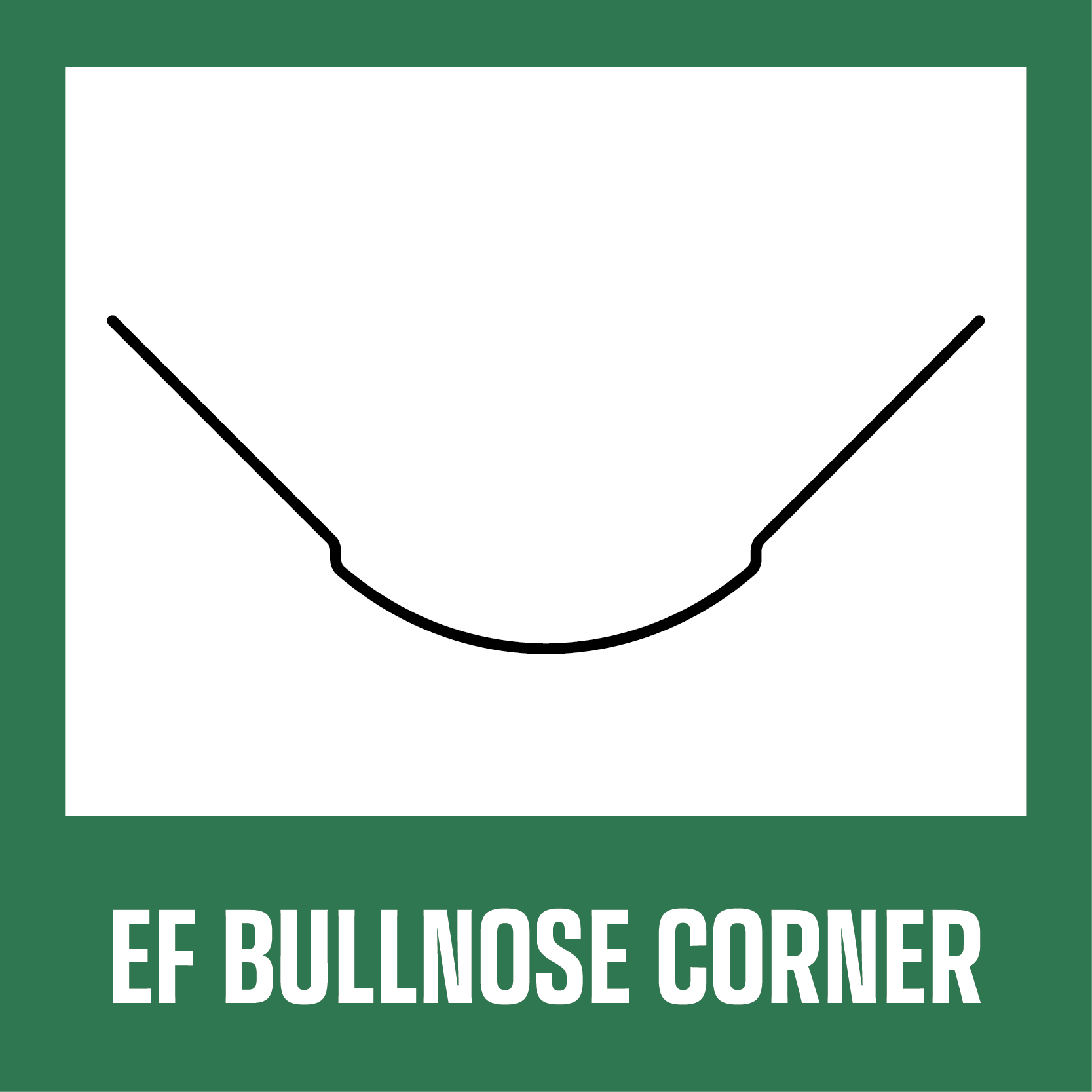Expanded Flange Bullnose Corner
