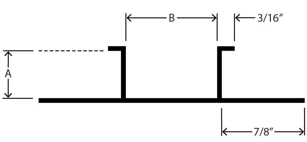 Plaster Channel Screed Dimensions