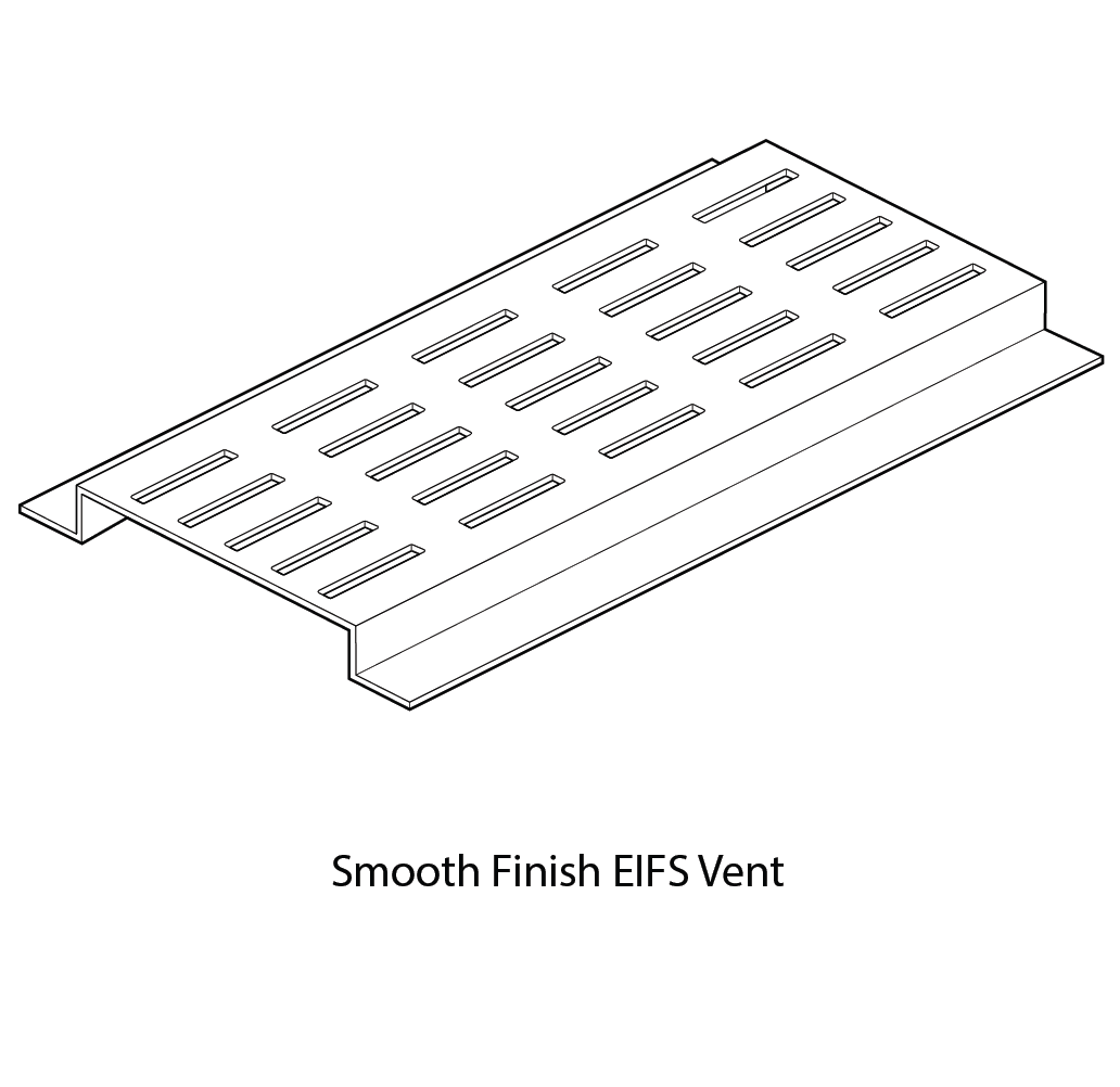 06 Smooth Finish EIFS Vent 3D Detail 1000 BjB - Smooth Finish EIFS Vent