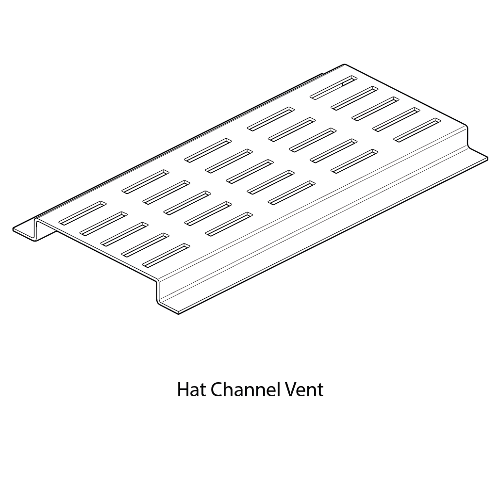 09 Hat Channel Vent 3D Detail 1000 R1 BjB - Hat Channel Vent