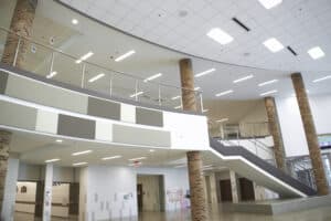HopeJayne DentonHospitalSchool Ceilings 230217 63 300x200 - Denton Highschool featuring Strata Ceiling Trims