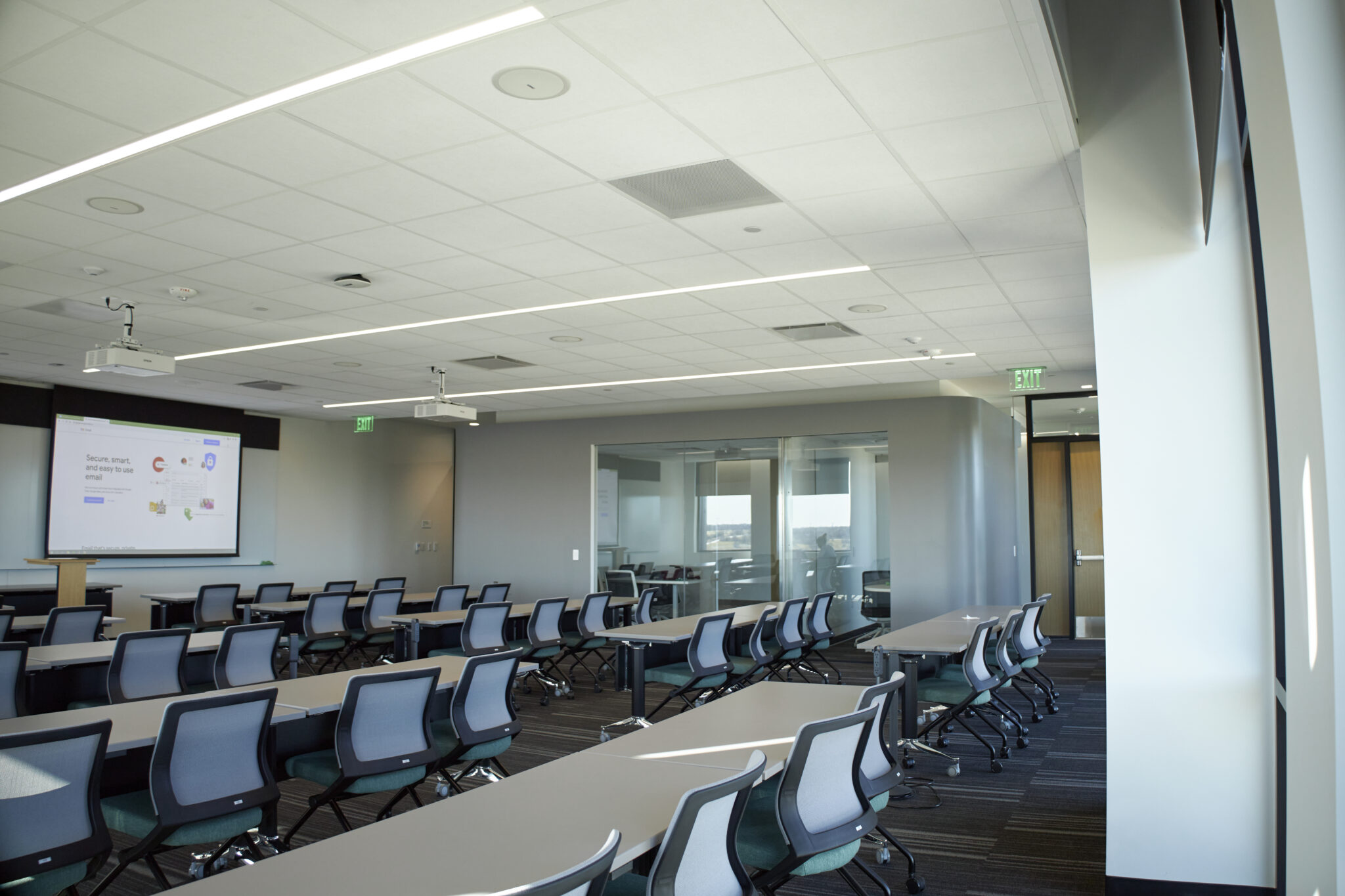 UNT Frisco Campus Strata Ceiling Job - Flannery Trim