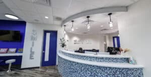 Flannery's ACCE Strata Ceiling Trim showcased in Palm Valley Pediatric Dentistry in Arizona.
