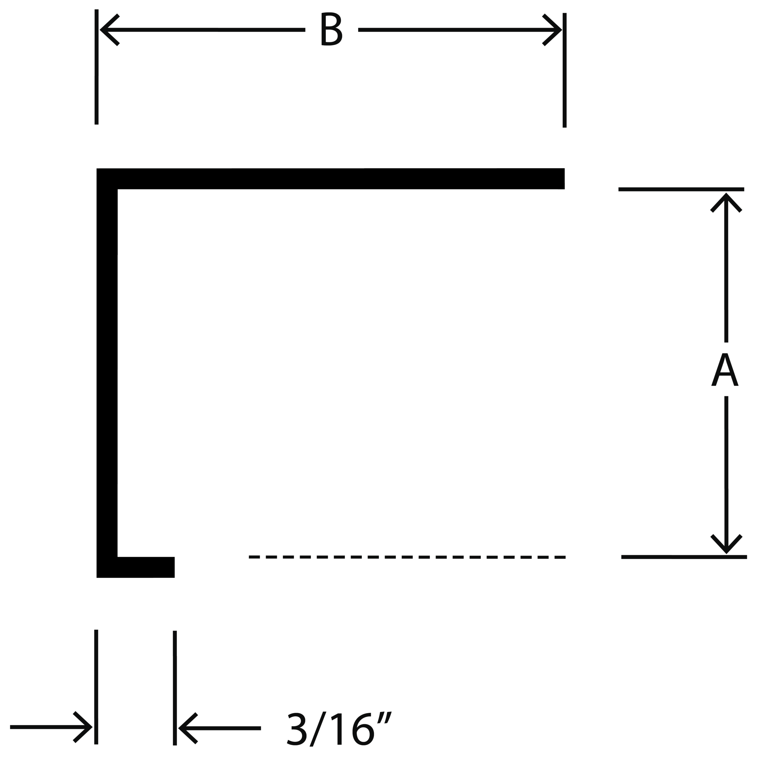 panel,wood panel screed,wood panel channel,channel,straight,flush,reveal,j-mold,wood panel j-mold,wood panel j-key,key,3/16
