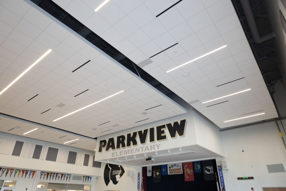 drop down ceilings,high-traffic,strata,ceiling,elementary,school